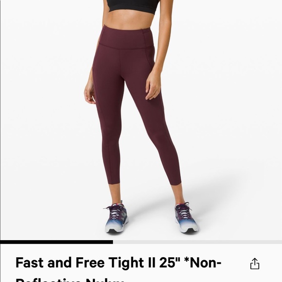 lululemon non-reflective Fast and Free legging - Picture 6 of 10